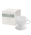 Hario V60 02 Dripper Ceramic Bloom Series - White