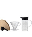 Hario V60 02 Dripper & Thermo Color Server Set