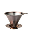 Hario V60 02 Μεταλλικό Dripper με Διπλό Πλέγμα - Ροζ