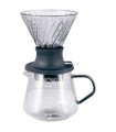 Belogia cdgg 402 Glass Coffee Dripper Set Grey