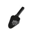 Ice Scoop Plastic Black