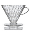 Hario V60 03 Coffee Dripper Clear Plastic