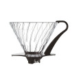 Hario V60 03 Dripper Γυάλινο Μαύρο