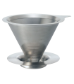 Hario V60 01 Μεταλλικό Dripper με Διπλό Πλέγμα